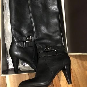 COACH Addie Semi-matte calfskin boots